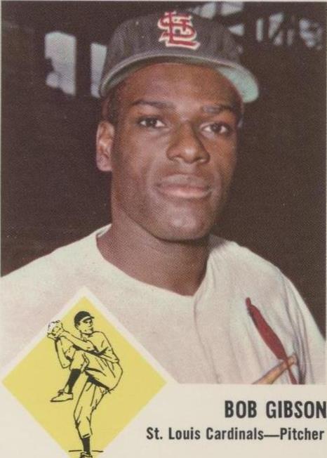 1963 Fleer Bob Gibson (#61) MINT HOFer, Cardinals Ace ^GRUMPYBUCK^