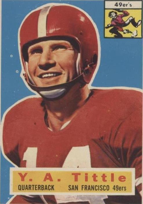 1956 Topps Y.A. Tittle (#86) NM HOFer, MVP, Pro Bowler ^GRUMPYBUCK^