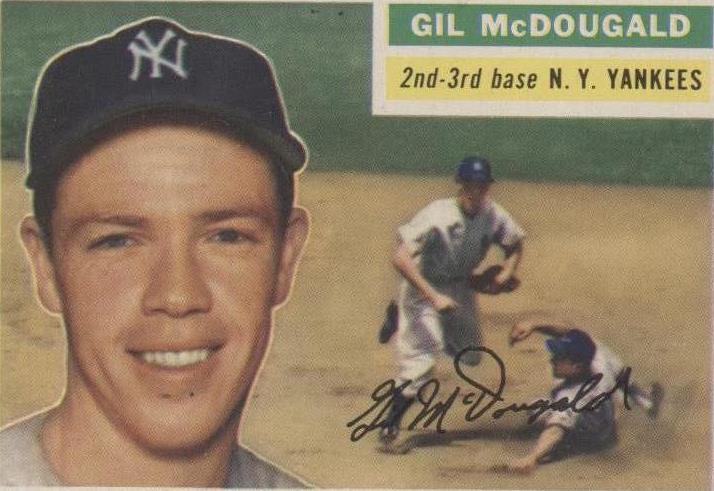 1956 Topps Gil McDougald (#225) NM Yankees Champion & All-Star ^GRUMPYBUCK^