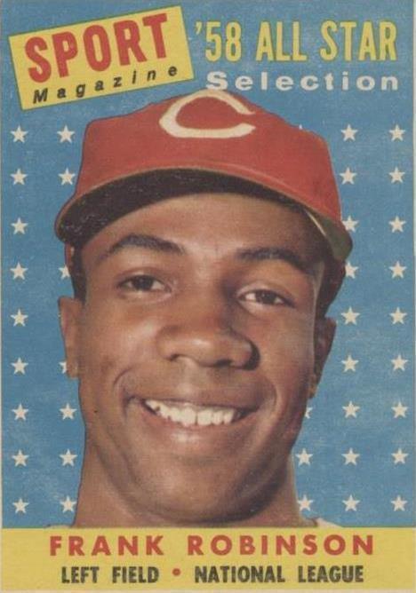 1958 Topps Frank Robinson AS (#484) EX HOFer, Reds Star, MVP ^GRUMPYBUCK^