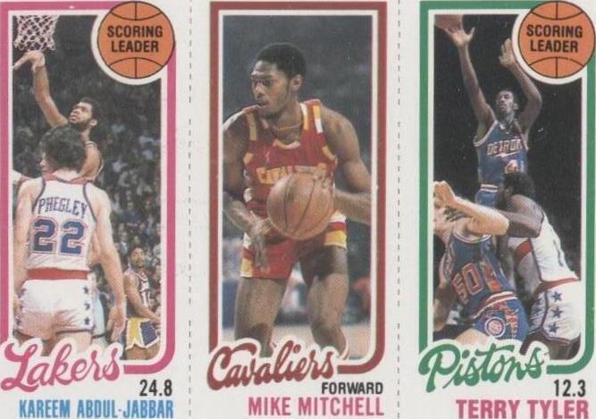 1980–81 Topps Kareem Abdul-Jabbar/Mitchell/Tyler (#81-56-132) NM ^GRUMPYBUCK^