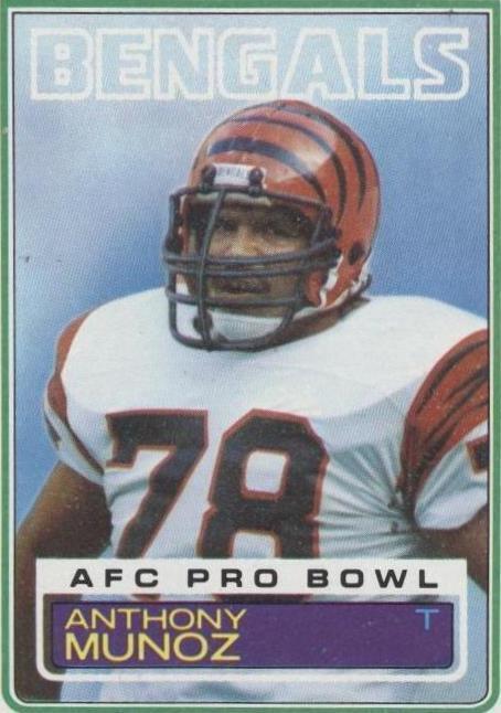 1983 Topps Anthony Muñoz (#240) NM HOFer, Left Tackle, Bengals Wall ^GRUMPYBUCK^