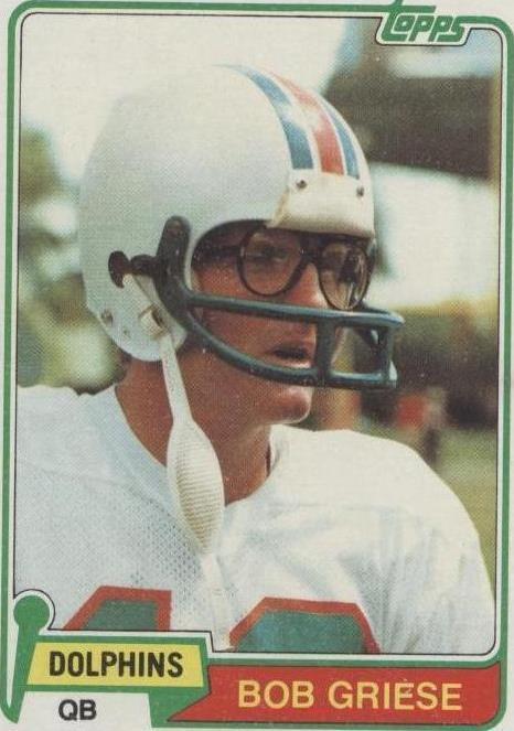 1981 Topps Bob Griese (#482) EX HOF QB, Dolphins Legend ^GRUMPYBUCK^