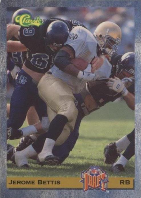 1993 Classic Jerome Bettis (#10) NM Rookie, The Bus Begins ^GRUMPYBUCK^