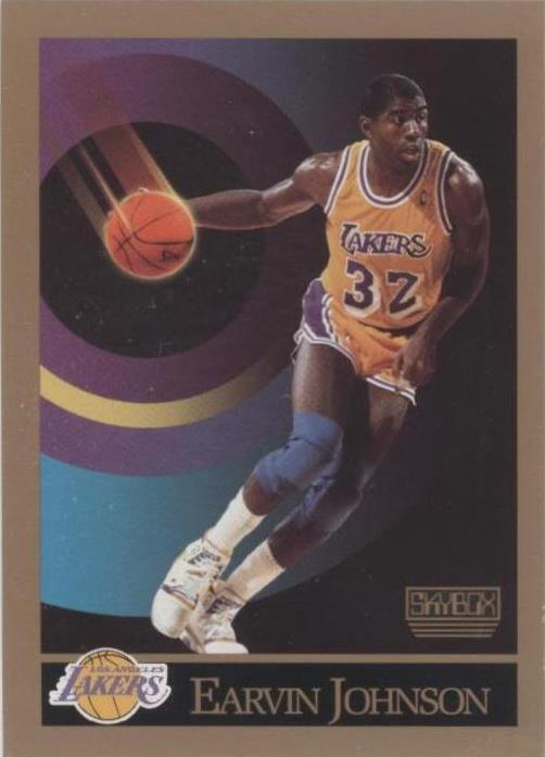 1990-91 SkyBox Magic Johnson (#138) NM HOFer, Showtime Lakers ^GRUMPYBUCK^