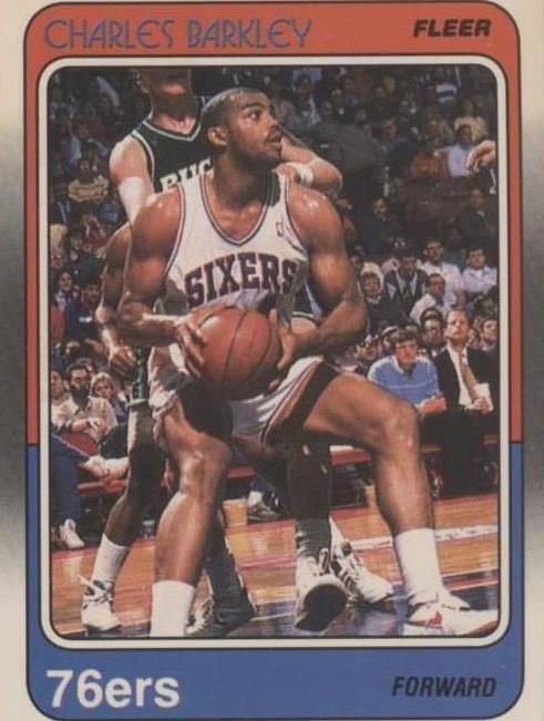 1988–89 Fleer Charles Barkley (#85) NM HOFer, Sixers Legend ^GRUMPYBUCK^