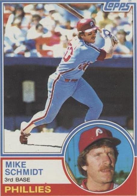 1983 Topps Mike Schmidt (#300) NM HOFer, Phillies Powerhouse ^GRUMPYBUCK^