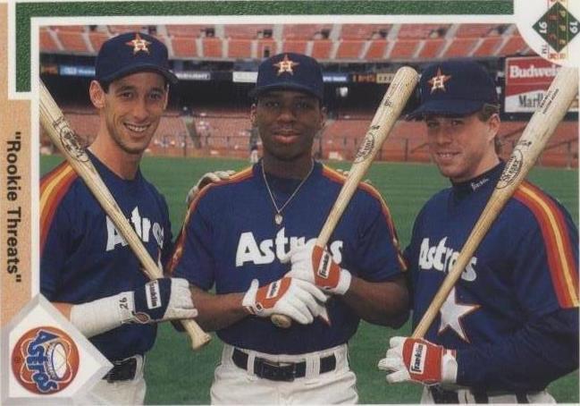 1991 Upper Deck Bagwell/Gonzalez/Rhodes (#702) NM Rookie Card ^GRUMPYBUCK^