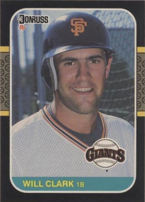 1987 Donruss Will Clark (#66) NM Rookie Card, Giants Fan Favorite ^GRUMPYBUCK^