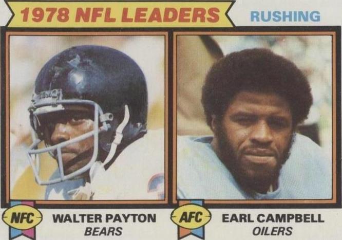 1979 Topps League Leaders (#3) EX RC Earl Campbell/Walter Payton ^GRUMPYBUCK^