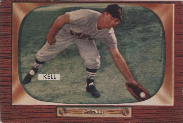 1955 Bowman George Kell (#213) EX HOFer, Tigers/Red Sox ^GRUMPYBUCK^