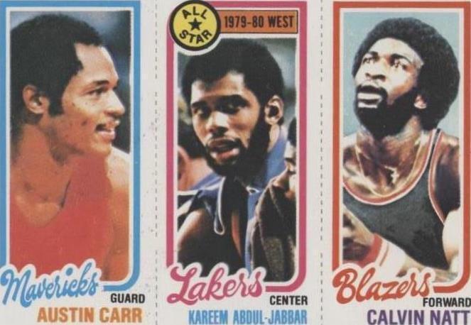1980-81 Topps Kareem Abdul-Jabbar, Austin Carr, Natt (#200-8-61) NM ^GRUMPYBUCK^