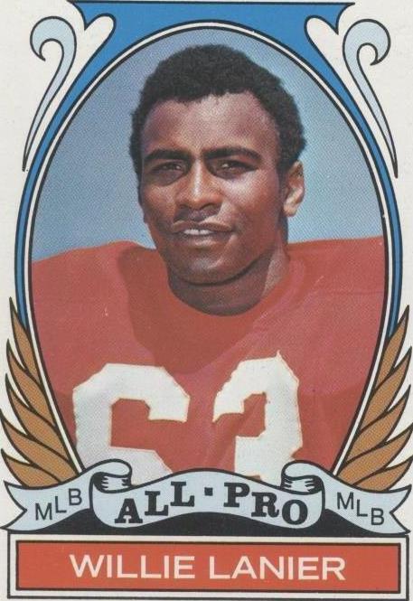 1972 Topps Willie Lanier (#283) PSA 9 HOFer, Chiefs, High # ^GRUMPYBUCK^