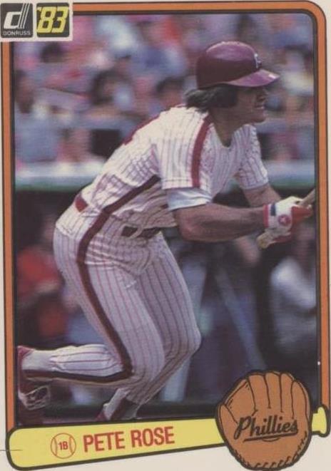 1983 Donruss Pete Rose (#42) NM Hit Machine, Phillies Legend ^GRUMPYBUCK^