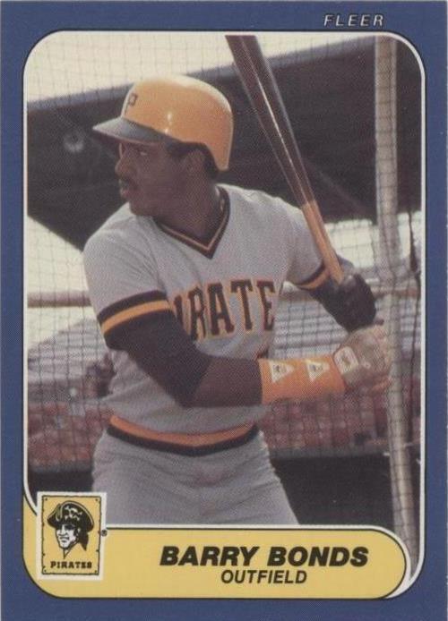 1986 Fleer Update Barry Bonds (#U-14) PSA 8 Rookie Card, HR Legend ^GRUMPYBUCK^