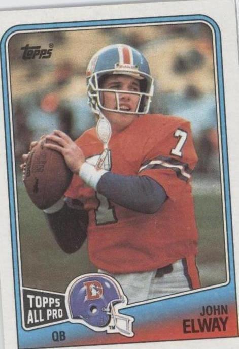 1988 Topps John Elway (#23) NM HOFer, Broncos QB Great ^GRUMPYBUCK^