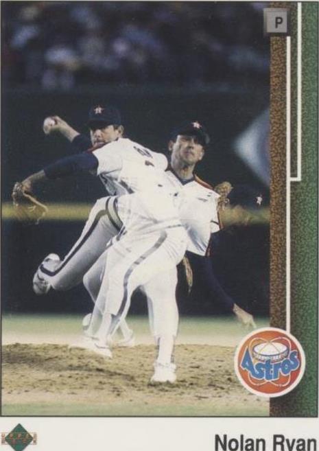 1989 Upper Deck Nolan Ryan (#145) NM HOF Fireballer, Strikeout King ^GRUMPYBUCK^