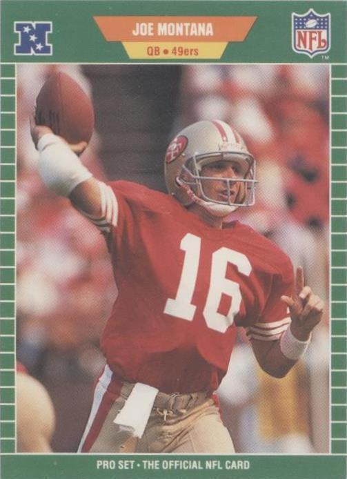 1989 Pro Set Joe Montana (#381) NM HOFer, 49ers Legend, SB Champ ^GRUMPYBUCK^