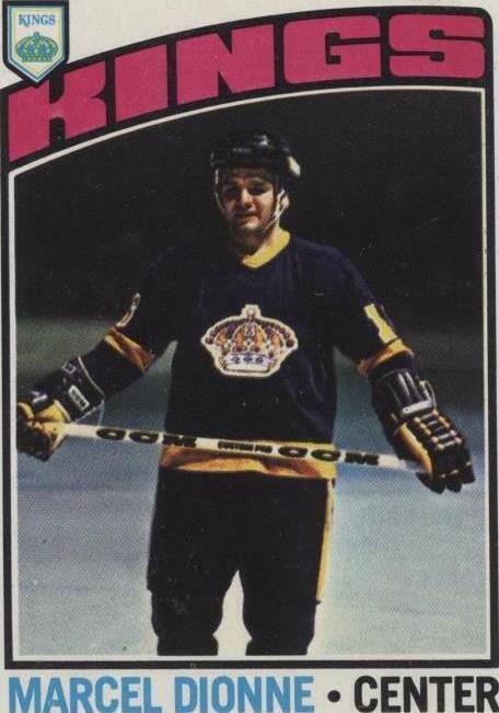1976–77 Topps Marcel Dionne (#91) NM HOFer, Kings Great ^GRUMPYBUCK^