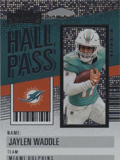 2023 Panini Contenders Jaylen Waddle (#8) MINT Hall Pass Insert ^GRUMPYBUCK^