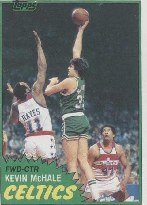 1981–82 Topps Kevin McHale (#75E) EX Rookie Card, HOFer ^GRUMPYBUCK^