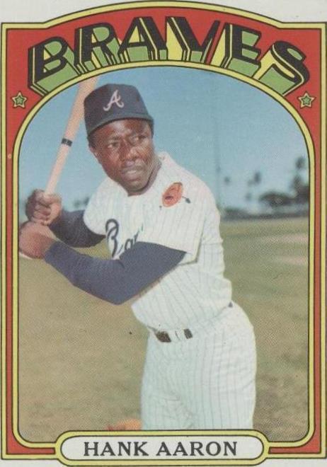 1972 Topps Hank Aaron (#229) NM HOFer, Home Run King ^GRUMPYBUCK^