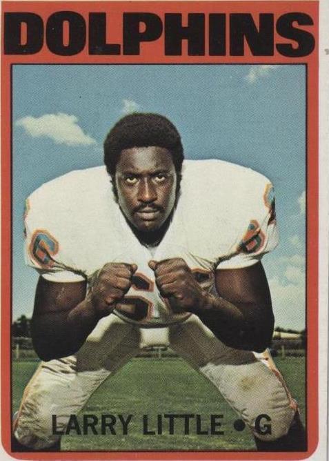 1972 Topps Larry Little (#240) NM Rookie Card, HOFer, Dolphin Great ^GRUMPYBUCK^