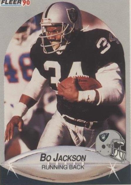 1990 Fleer Bo Jackson (#256) NM Two-Sport Phenom, Royals Power ^GRUMPYBUCK^