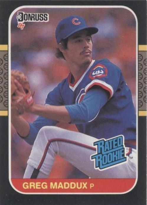 1987 Donruss Greg Maddux (#36) NM Rookie Card, HOFer ^GRUMPYBUCK^