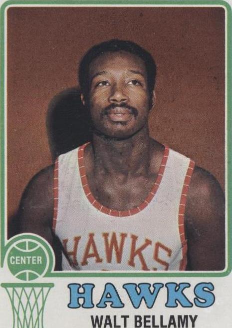 1973–74 Topps Walt Bellamy (#46) EX HOFer, 20,000 Point Club ^GRUMPYBUCK^