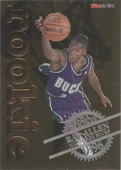 1996–97 NBA Hoops Ray Allen (#2) NM HOFer, Rookie Card ^GRUMPYBUCK^