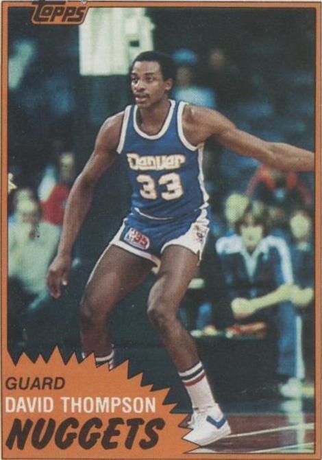 1981-82 Topps David Thompson (#12) NM Skywalker, Nuggets ^GRUMPYBUCK^