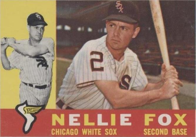 1960 Topps Nellie Fox (#100) EX HOFer, White Sox Legend ^GRUMPYBUCK^