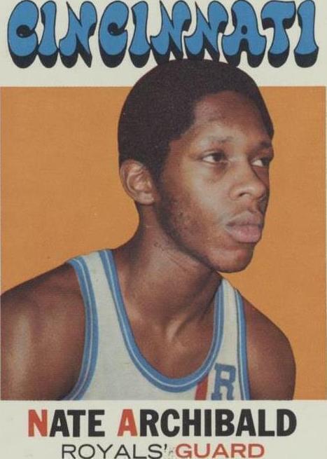 1971–72 Topps Nate “Tiny” Archibald (#29) NM HOFer, Rookie Card ^GRUMPYBUC