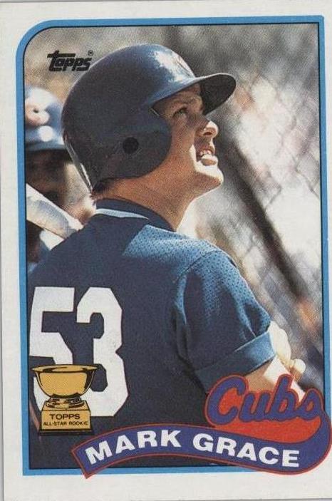 1989 Topps Mark Grace (#465) NM Cubs Favorite, Smooth Hitter ^GRUMPYBUCK^