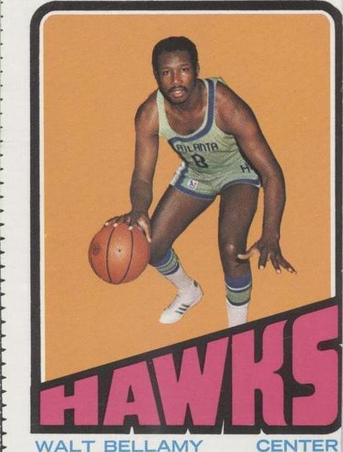 1972–73 Topps Walt Bellamy (#97) NM HOFer, 20,000 Point Club ^GRUMPYBUCK^