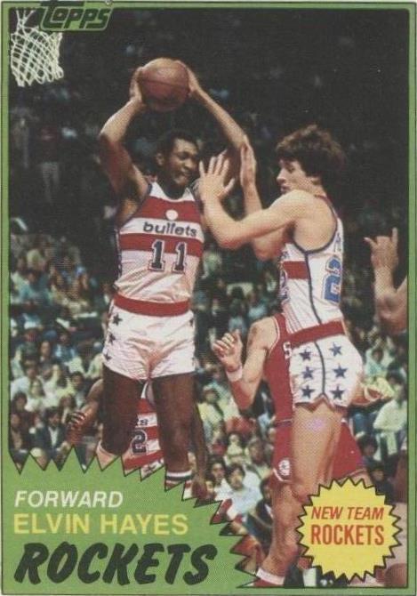 1981–82 Topps Elvin Hayes (#42) NM HOFer, NBA Champ ^GRUMPYBUCK^