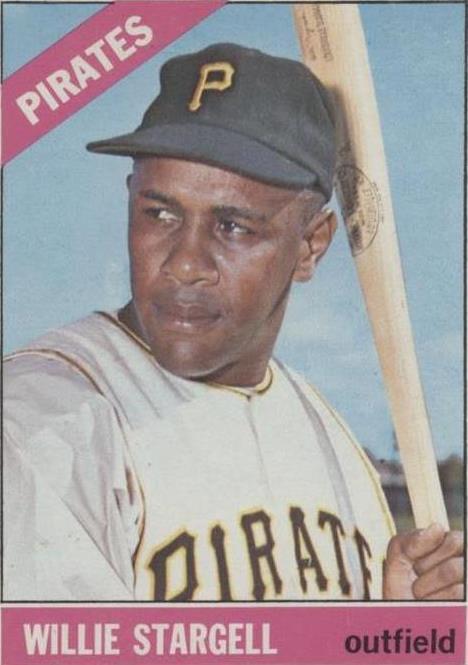 1966 Topps Willie Stargell (#255) NM HOFer, WS Champ, Pirates Great ^GRUMPYBUCK^