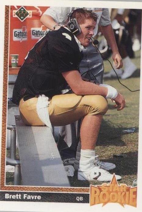 1991 Upper Deck Brett Favre (#13) NM Rookie Card, HOFer ^GRUMPYBUCK^