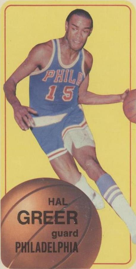 1970–71 Topps Hal Greer (#155) NM HOFer, 76ers Star ^GRUMPYBUCK^
