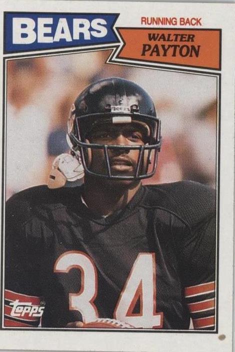 1987 Topps Walter Payton (#46) NM HOFer, Sweetness, Bears Great ^GRUMPYBUCK^