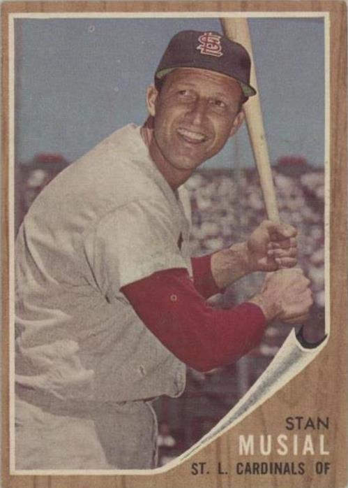1962 Topps Stan Musial (#50) EX HOFer, Cardinals Icon ^GRUMPYBUCK^
