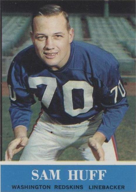 1964 Philadelphia Sam Huff (#185) PSA 8 HOFer, Giants Great ^GRUMPYBUCK^