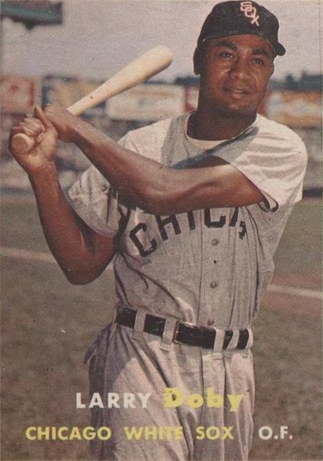 1957 Topps Larry Doby (#85) EX HOFer, AL Integration Pioneer ^GRUMPYBUCK^