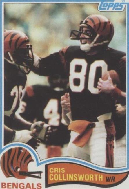 1982 Topps Cris Collinsworth (#44) NM Rookie Card, Bengals WR ^GRUMPYBUCK^