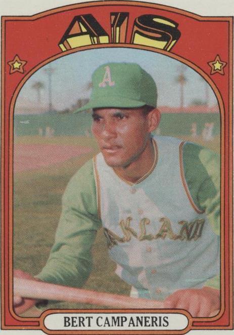 1972 Topps Bert Campaneris (#75) NM A’s Speedster SS ^GRUMPYBUCK^