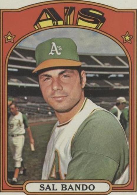 1972 Topps Sal Bando (#650) PSA 7 A’s Captain, WS Champ ^GRUMPYBUCK^