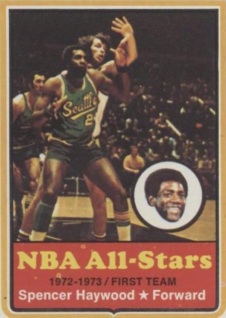 1973–74 Topps Spencer Haywood (#120) EX HOFer, Scoring Star ^GRUMPYBUCK^