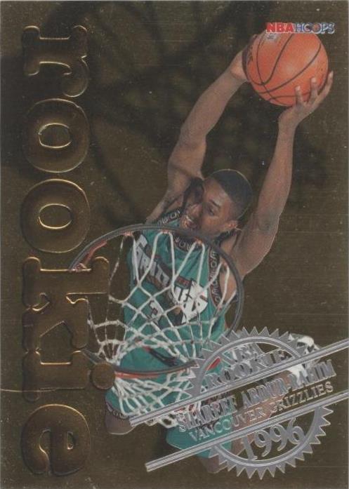 1996 NBA Hoops Shareef Abdur-Rahim (#1) NM Rookie Card, Gold Foil ^GRUMPYBUCK^