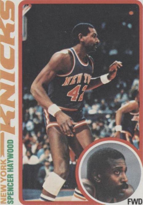 1978–79 Topps Spencer Haywood (#107) NM HOFer, Sonics/Knicks ^GRUMPYBUCK^